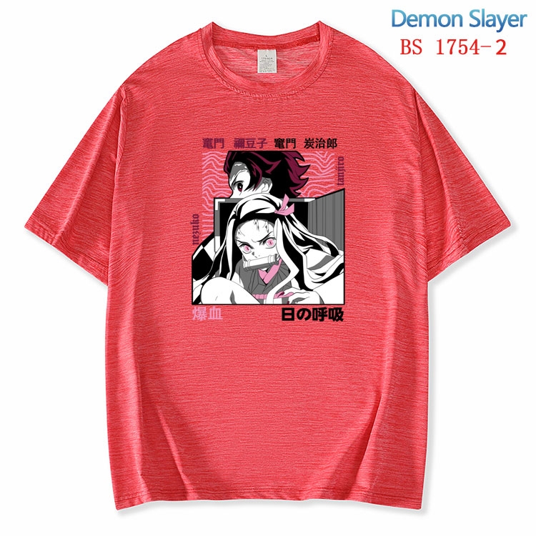 Demon Slayer Kimets ice silk cotton loose and comfortable T-shirt from XS to 5XL BS-1754-2