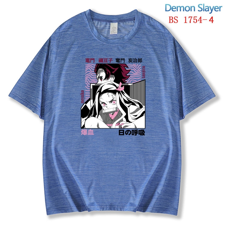 Demon Slayer Kimets ice silk cotton loose and comfortable T-shirt from XS to 5XL BS-1754-4