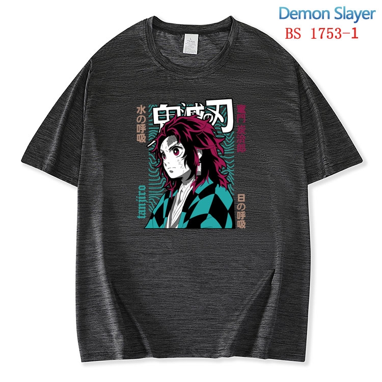 Demon Slayer Kimets ice silk cotton loose and comfortable T-shirt from XS to 5XL BS-1753-1