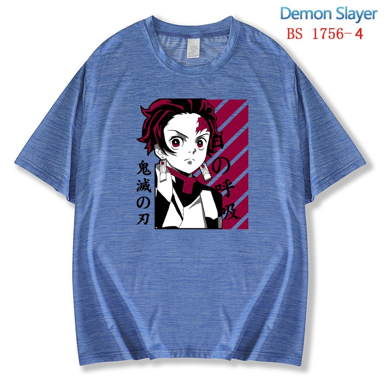 Demon Slayer Kimets ice silk cotton loose and comfortable T-shirt from XS to 5XL BS-1756-4