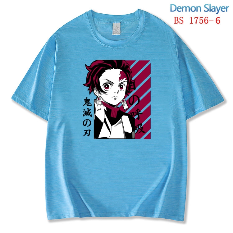 Demon Slayer Kimets ice silk cotton loose and comfortable T-shirt from XS to 5XL BS-1756-6