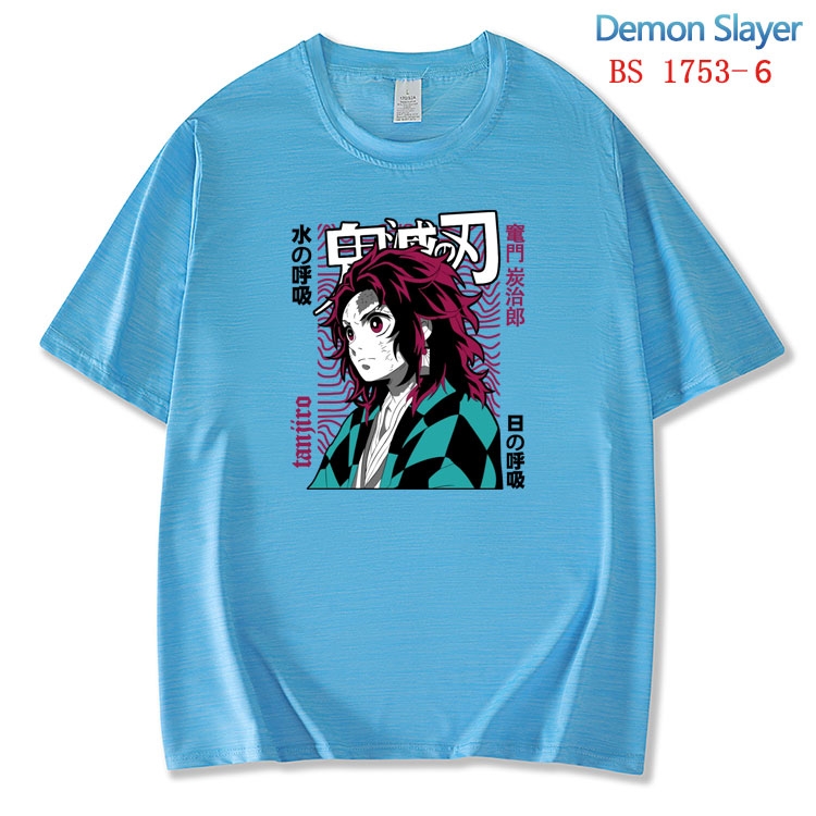 Demon Slayer Kimets ice silk cotton loose and comfortable T-shirt from XS to 5XL BS-1753-6