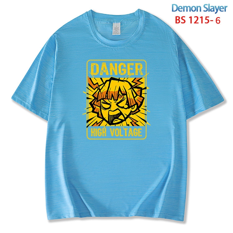 Demon Slayer Kimets ice silk cotton loose and comfortable T-shirt from XS to 5XL BS 1215 6