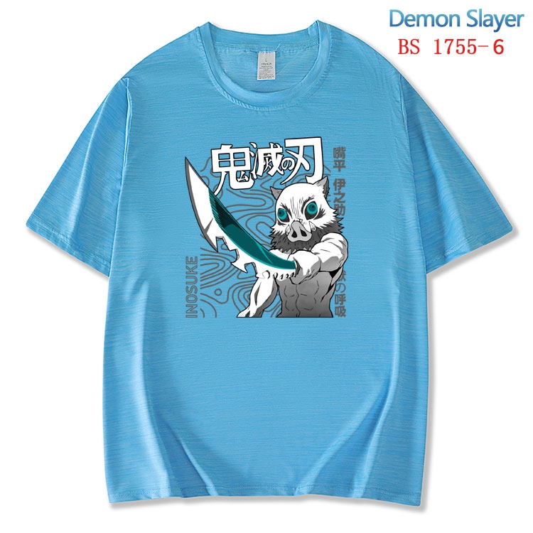 Demon Slayer Kimets ice silk cotton loose and comfortable T-shirt from XS to 5XL BS-1755-6