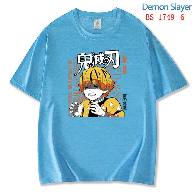 Demon Slayer Kimets ice silk cotton loose and comfortable T-shirt from XS to 5XL  BS-1749-6