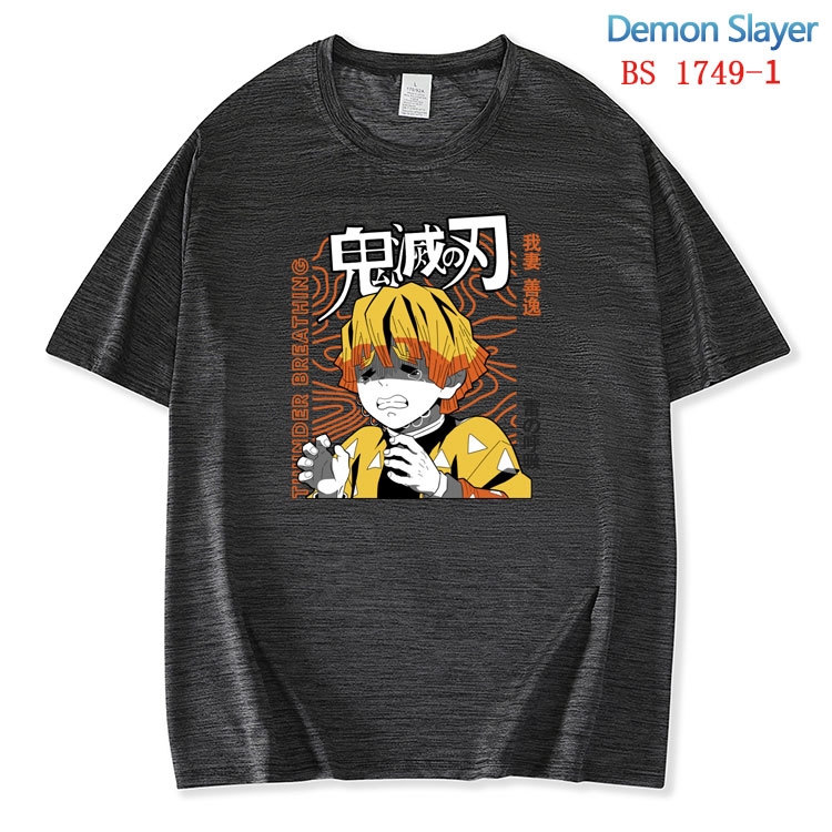 Demon Slayer Kimets ice silk cotton loose and comfortable T-shirt from XS to 5XL  BS-1749-1