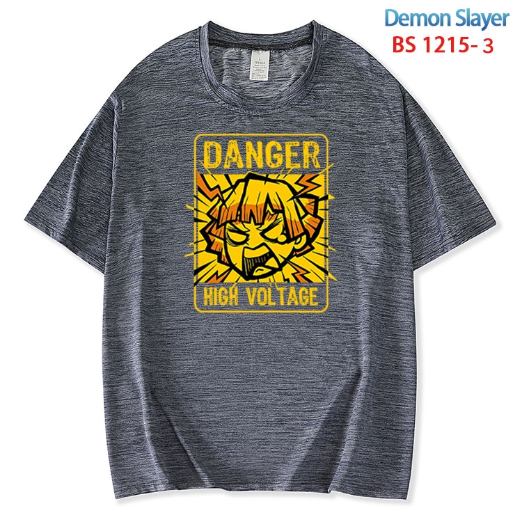 Demon Slayer Kimets ice silk cotton loose and comfortable T-shirt from XS to 5XL  BS 1215 3