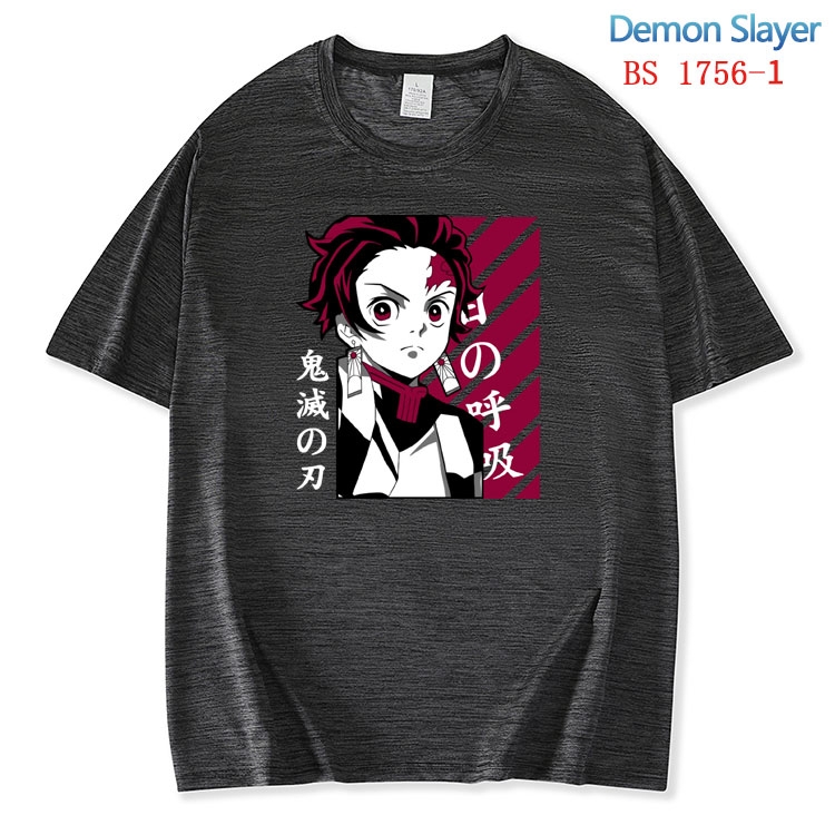 Demon Slayer Kimets ice silk cotton loose and comfortable T-shirt from XS to 5XL  BS-1756-1