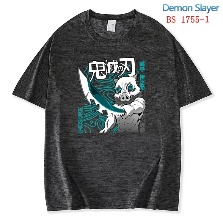 Demon Slayer Kimets ice silk cotton loose and comfortable T-shirt from XS to 5XL BS-1755-1