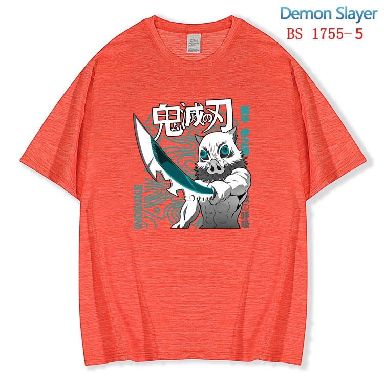 Demon Slayer Kimets ice silk cotton loose and comfortable T-shirt from XS to 5XL BS-1755-5