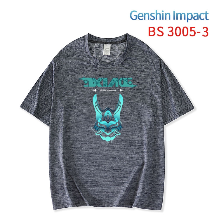 Genshin Impact  ice silk cotton loose and comfortable T-shirt from XS to 5XL BS-3005-3