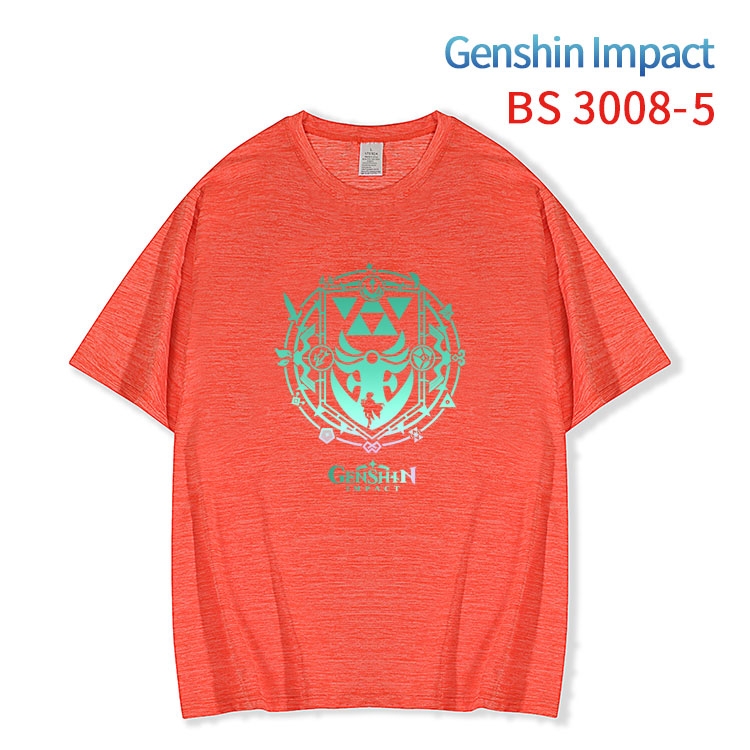 Genshin Impact  ice silk cotton loose and comfortable T-shirt from XS to 5XL BS-3008-5