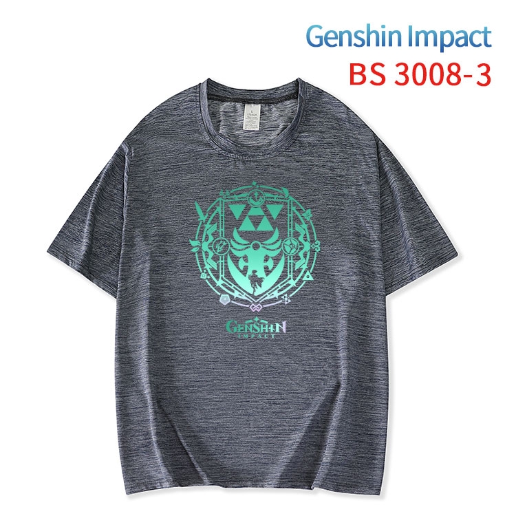 Genshin Impact  ice silk cotton loose and comfortable T-shirt from XS to 5XL BS-3008-3