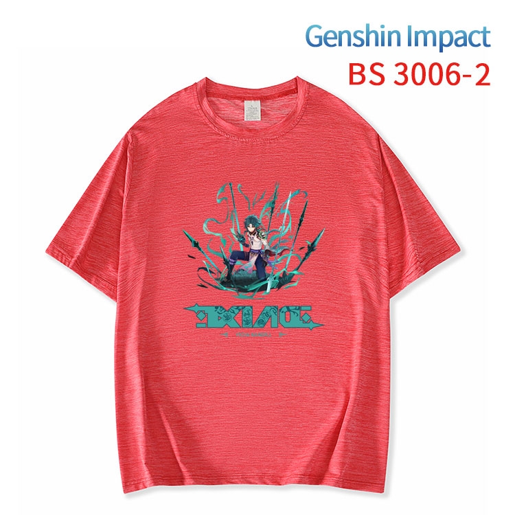 Genshin Impact  ice silk cotton loose and comfortable T-shirt from XS to 5XL BS-3006-2