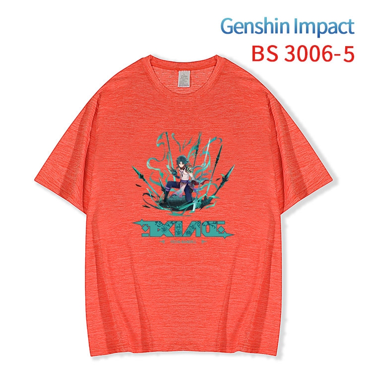 Genshin Impact  ice silk cotton loose and comfortable T-shirt from XS to 5XL  BS-3006-5