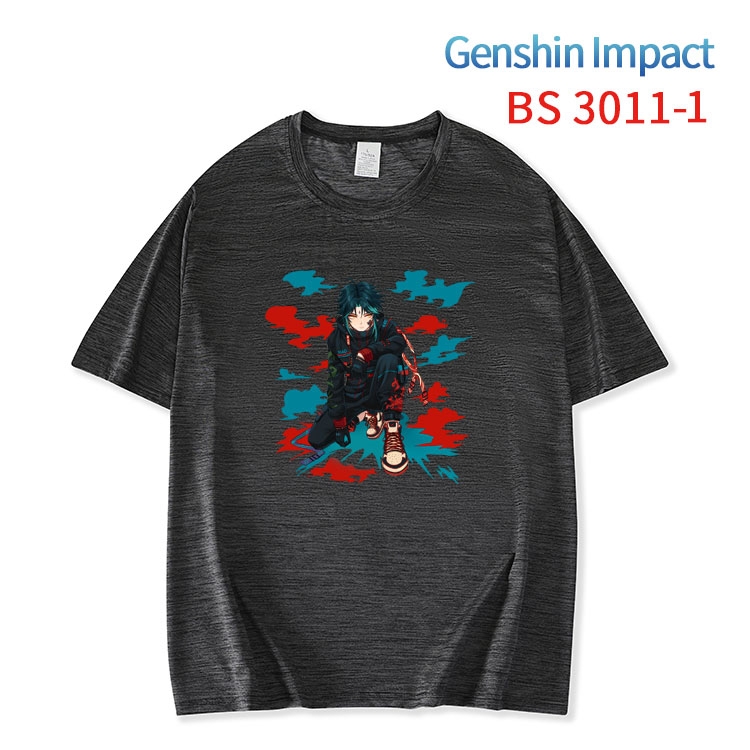 Genshin Impact  ice silk cotton loose and comfortable T-shirt from XS to 5XL BS-3011-1