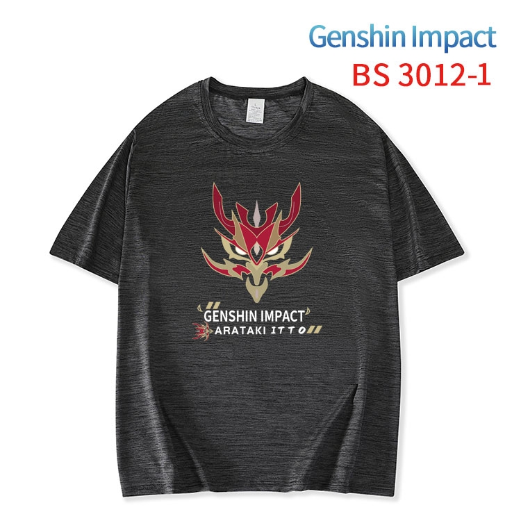 Genshin Impact  ice silk cotton loose and comfortable T-shirt from XS to 5XL  BS-3012-1