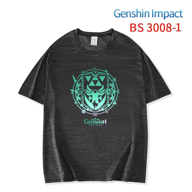 Genshin Impact  ice silk cotton loose and comfortable T-shirt from XS to 5XL  BS-3008-1