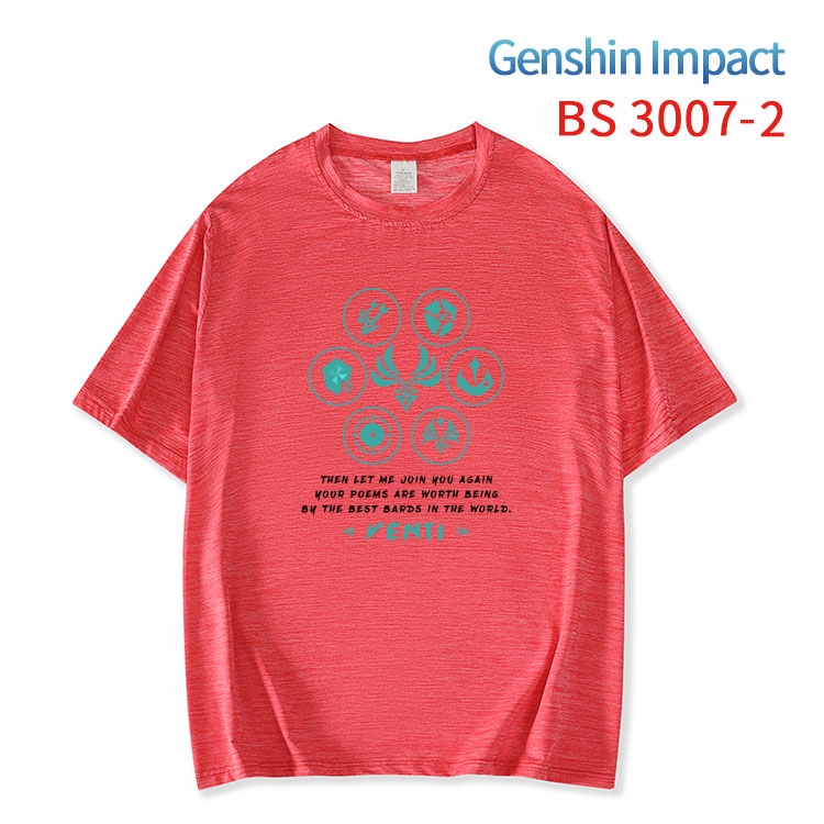 Genshin Impact  ice silk cotton loose and comfortable T-shirt from XS to 5XL BS-3007-2