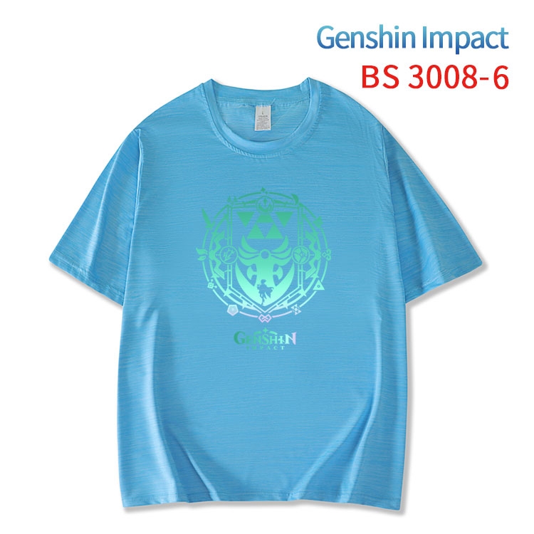 Genshin Impact  ice silk cotton loose and comfortable T-shirt from XS to 5XL BS-3008-6