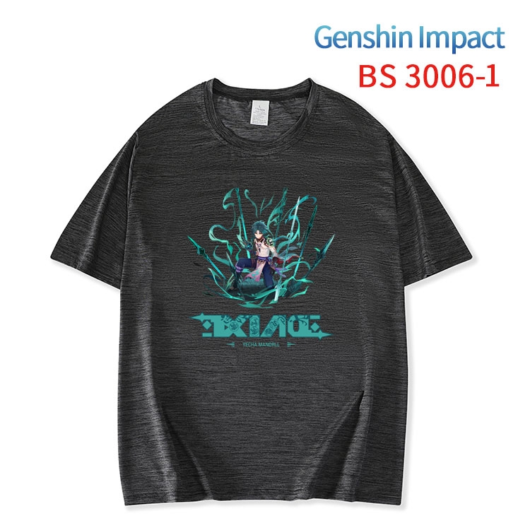 Genshin Impact  ice silk cotton loose and comfortable T-shirt from XS to 5XL BS-3006-1