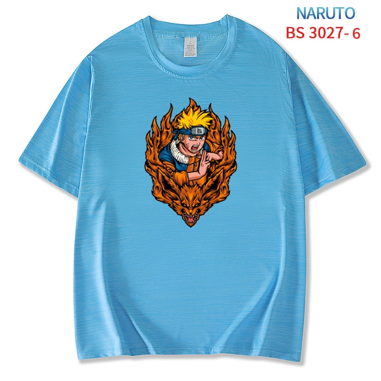 Naruto ice silk cotton loose and comfortable T-shirt from XS to 5XL  BS-3027-6