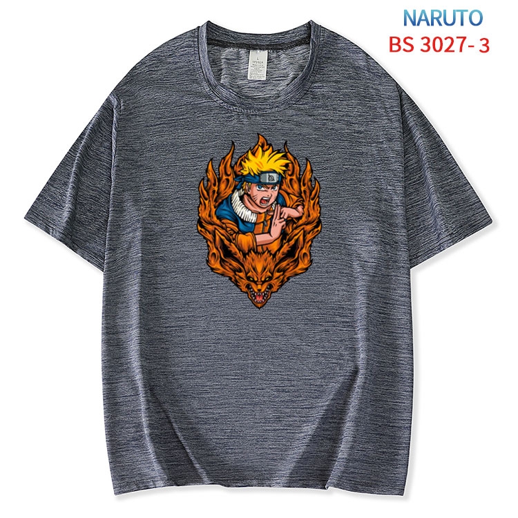 Naruto ice silk cotton loose and comfortable T-shirt from XS to 5XL BS-3027-3