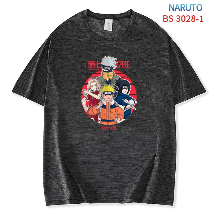Naruto ice silk cotton loose and comfortable T-shirt from XS to 5XL BS-3028-1