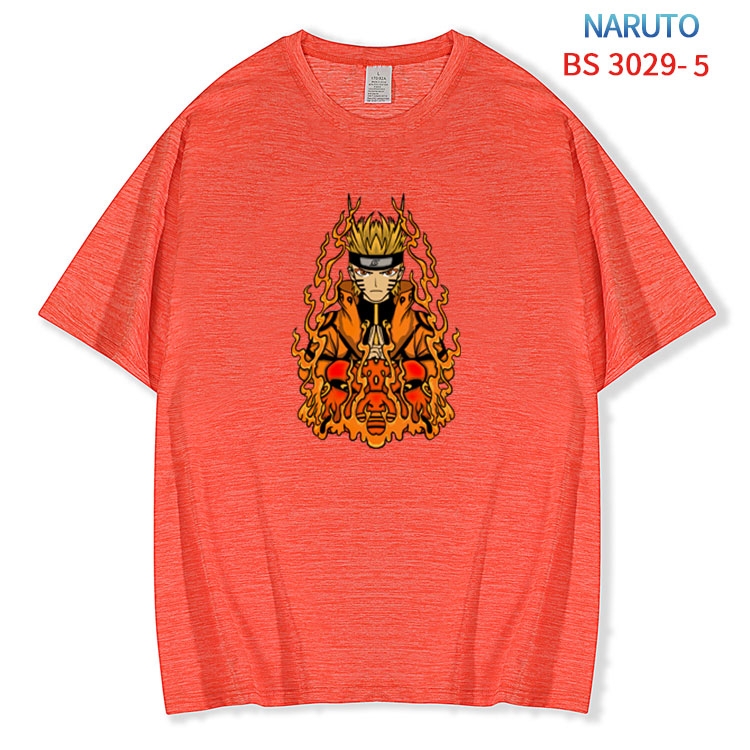 Naruto ice silk cotton loose and comfortable T-shirt from XS to 5XL BS-3029-5