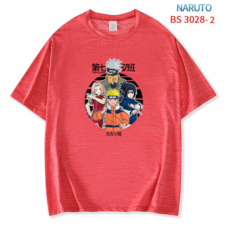 Naruto ice silk cotton loose and comfortable T-shirt from XS to 5XL BS-3028-2
