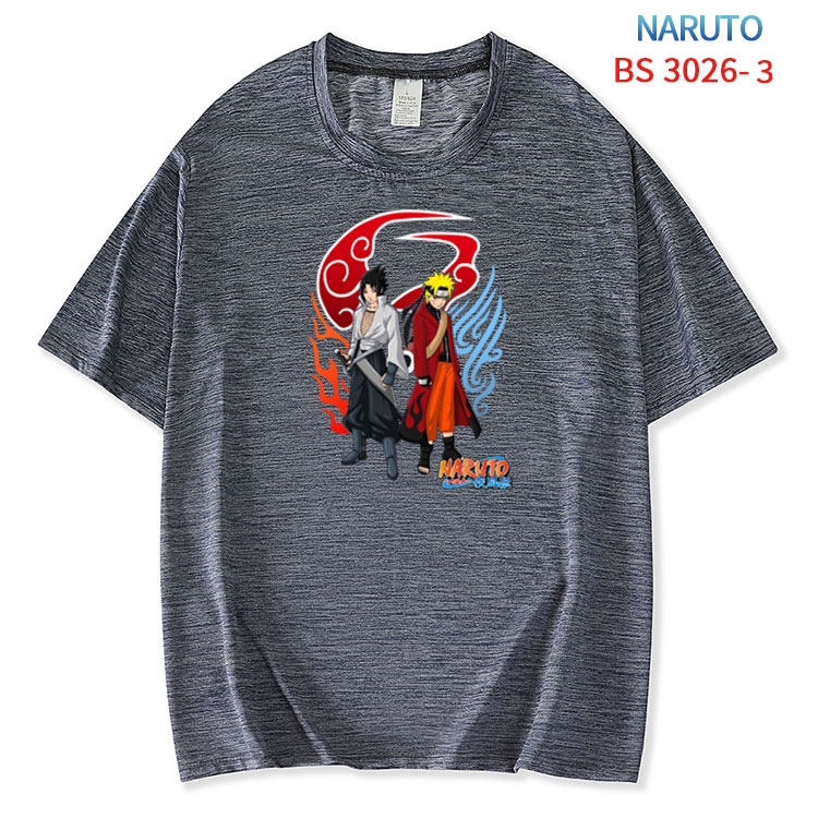 Naruto ice silk cotton loose and comfortable T-shirt from XS to 5XL BS-3026-3