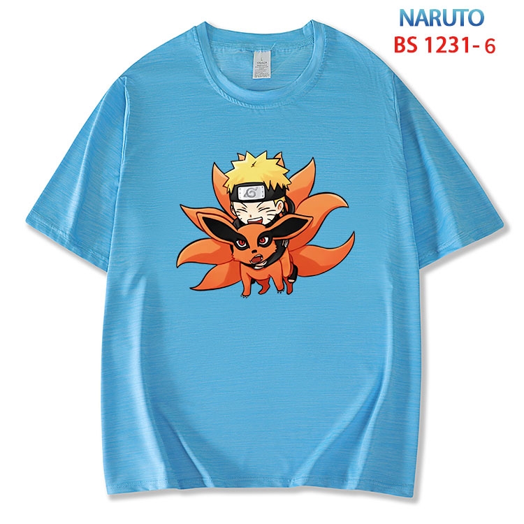 Naruto ice silk cotton loose and comfortable T-shirt from XS to 5XL BS 1231 6