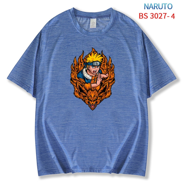 Naruto ice silk cotton loose and comfortable T-shirt from XS to 5XL BS-3027-4