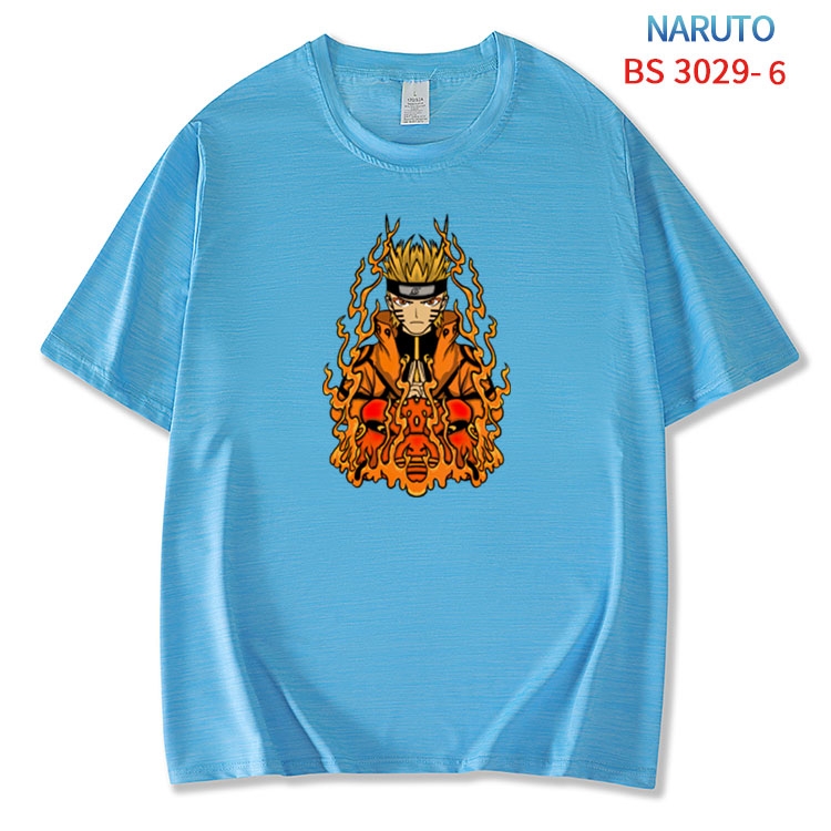 Naruto ice silk cotton loose and comfortable T-shirt from XS to 5XL  BS-3029-6