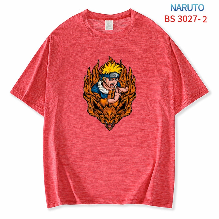 Naruto ice silk cotton loose and comfortable T-shirt from XS to 5XL  BS-3027-2
