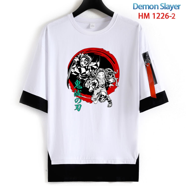 My Hero Academia Cotton Crew Neck Fake Two-Piece Short Sleeve T-Shirt from S to 4XL HM 1226 2