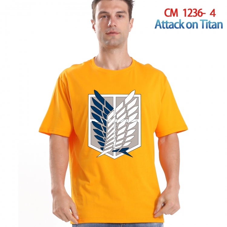 Shingeki no Kyojin Printed short-sleeved cotton T-shirt from S to 4XL CM 1236 4