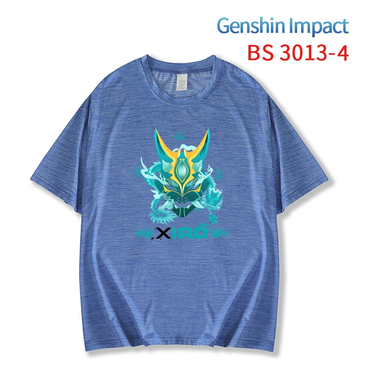 Genshin Impact  ice silk cotton loose and comfortable T-shirt from XS to 5XL  BS-3013-4