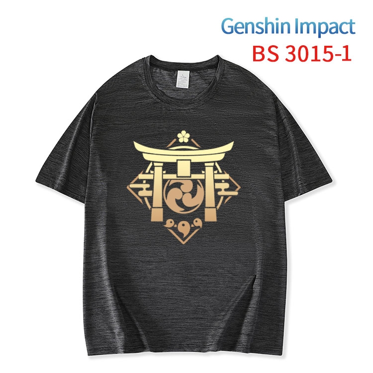 Genshin Impact  ice silk cotton loose and comfortable T-shirt from XS to 5XL BS-3015-1