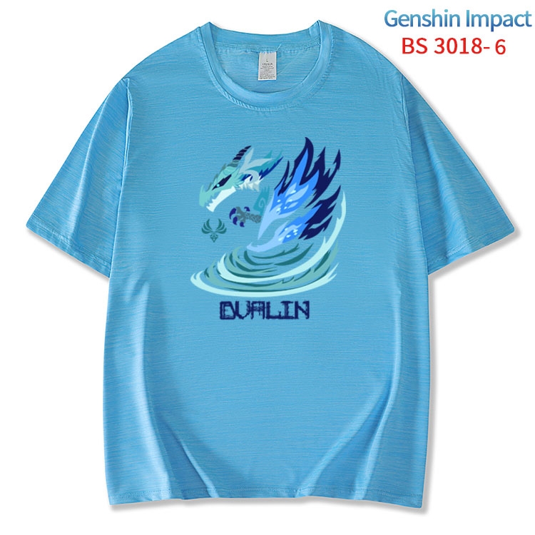 Genshin Impact  ice silk cotton loose and comfortable T-shirt from XS to 5XL  BS-3018-6