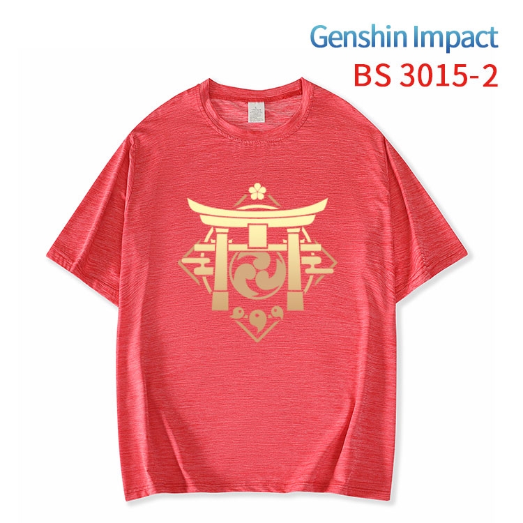 Genshin Impact ice silk cotton loose and comfortable T-shirt from XS to 5XL BS-3015-2