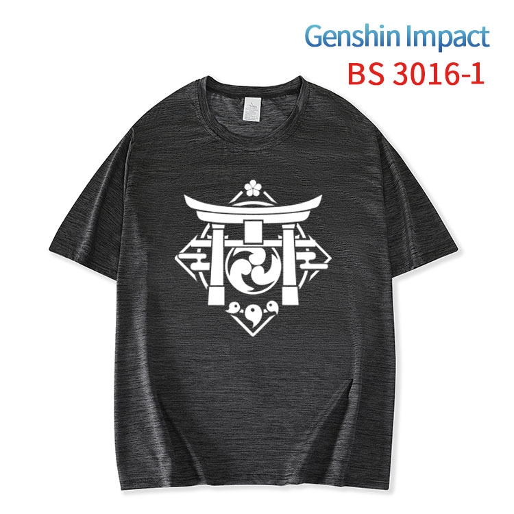 Genshin Impact  ice silk cotton loose and comfortable T-shirt from XS to 5XL BS-3016-1