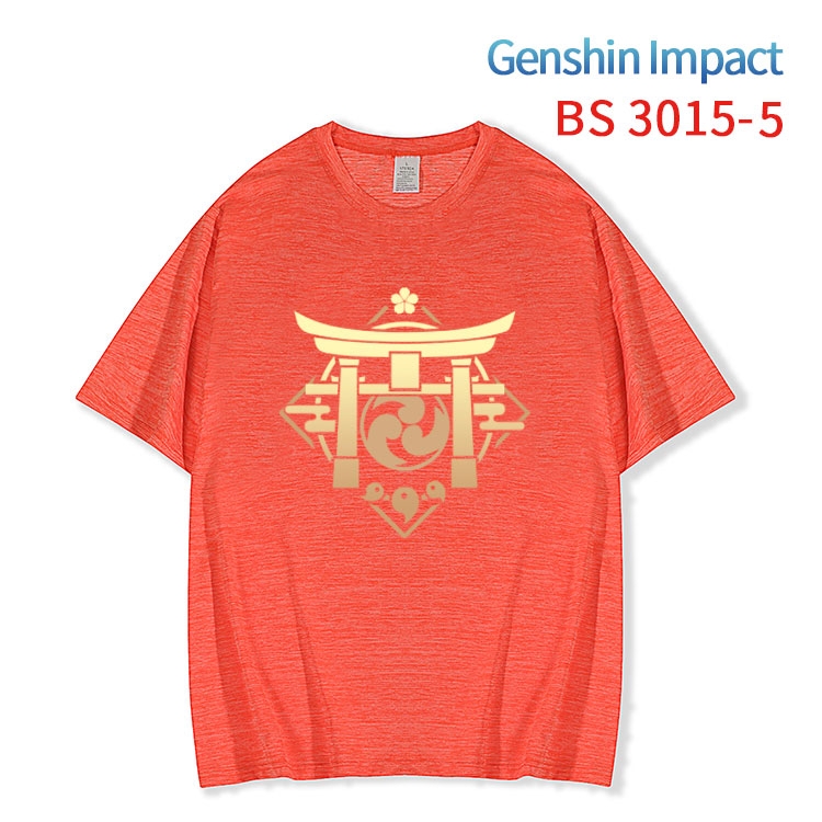 Genshin Impact  ice silk cotton loose and comfortable T-shirt from XS to 5XL  BS-3015-5