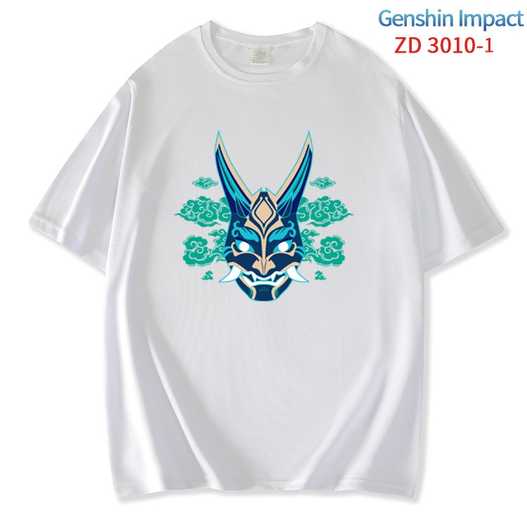 Genshin Impact ice silk cotton loose and comfortable T-shirt from XS to 5XL  ZD-3010-1