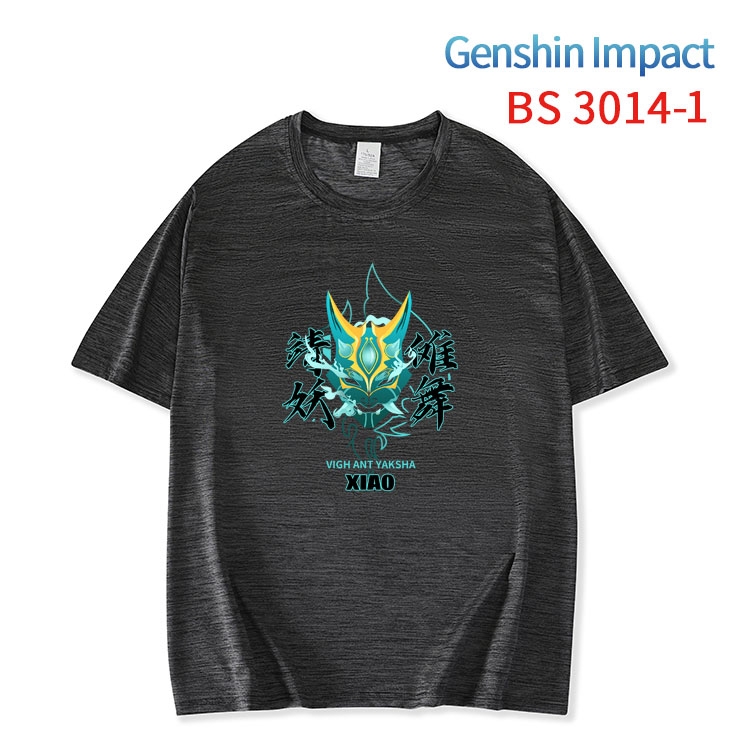 Genshin Impact ice silk cotton loose and comfortable T-shirt from XS to 5XL  BS-3014-1