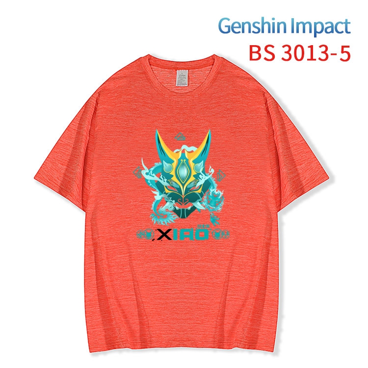 Genshin Impact ice silk cotton loose and comfortable T-shirt from XS to 5XL BS-3013-5