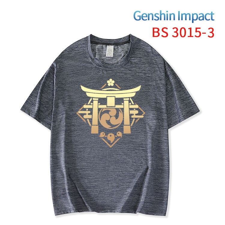 Genshin Impact ice silk cotton loose and comfortable T-shirt from XS to 5XL BS-3015-3