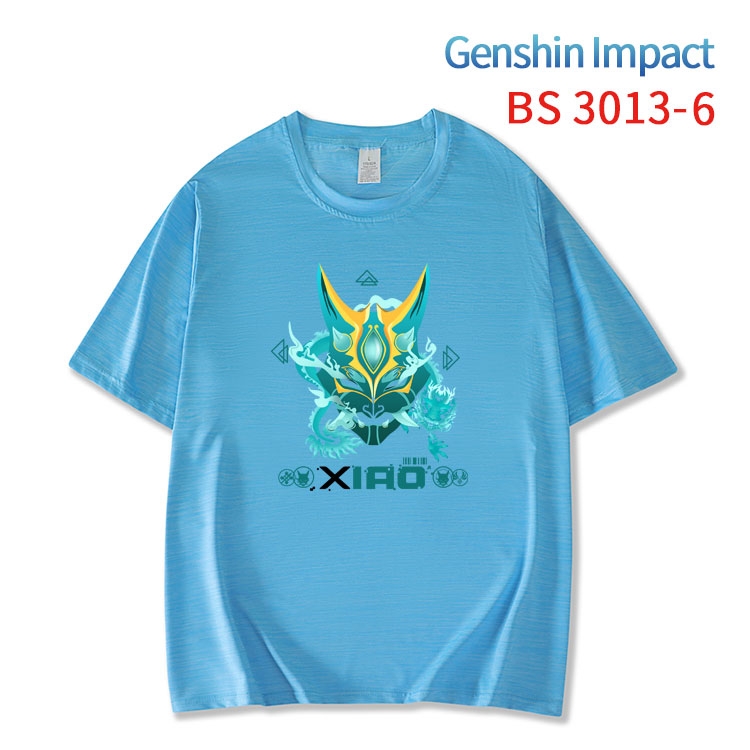 Genshin Impact ice silk cotton loose and comfortable T-shirt from XS to 5XL  BS-3013-6