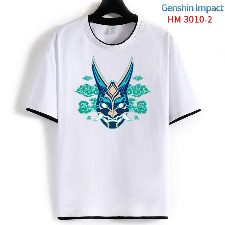 Genshin Impact ice silk cotton loose and comfortable T-shirt from  S to 4XL HM-3010-2