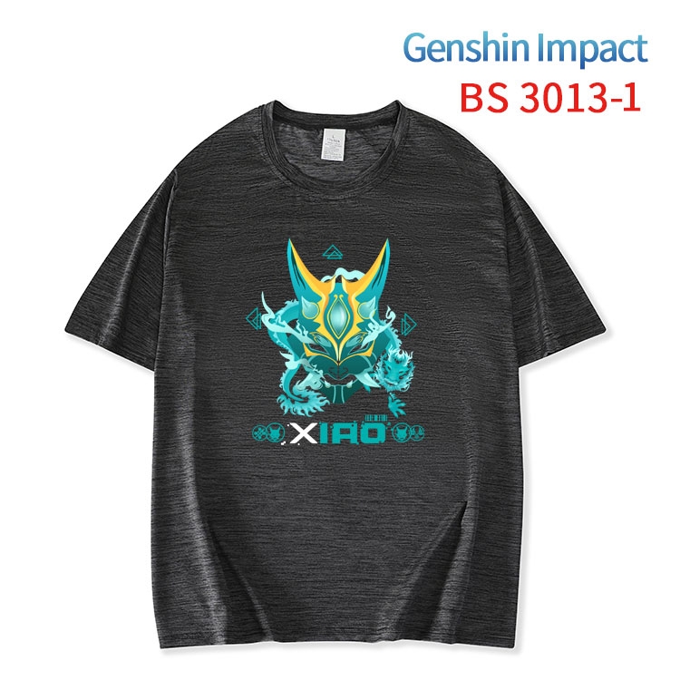 Genshin Impact ice silk cotton loose and comfortable T-shirt from XS to 5XL  BS-3013-1